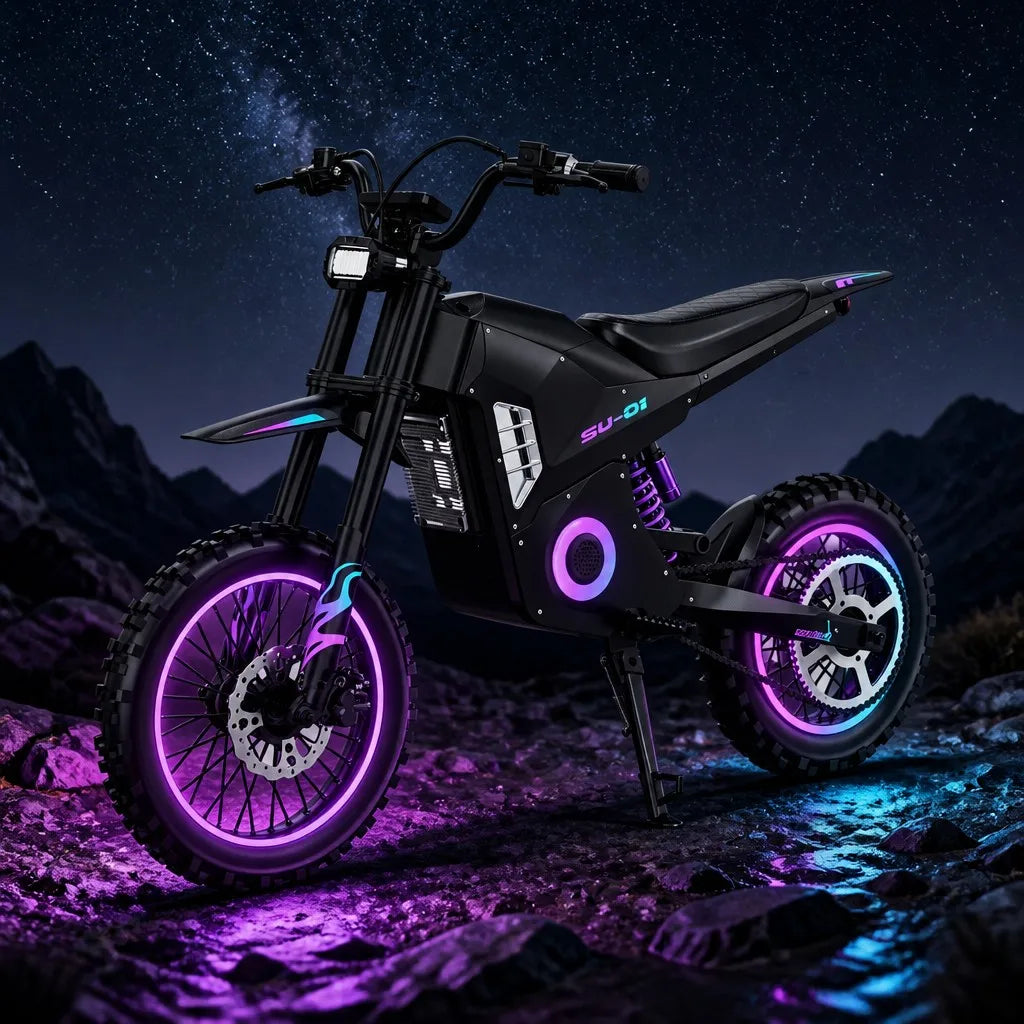 MT-X Pro Electric Dirt Bike - Night Scene